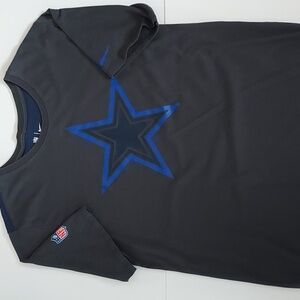 Nike Cowboys NFL Onfield Apparel Dri-fit T-shirt Mens Size Large